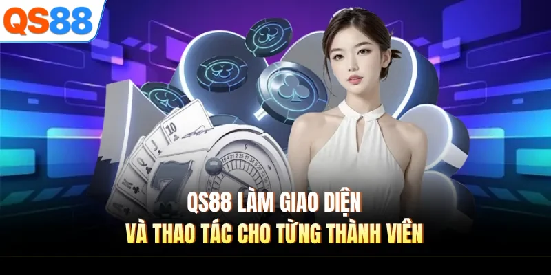 QS88 làm giao diện và thao tác cho từng thành viên